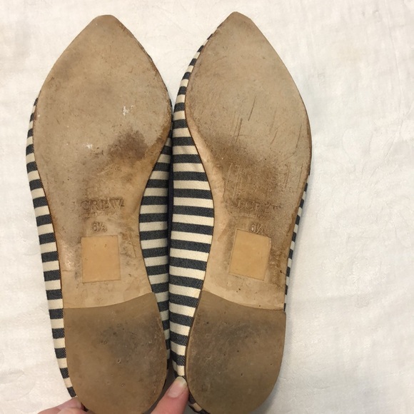 J.Crew Striped Gemma flats size 6 1/2 - Picture 7 of 10